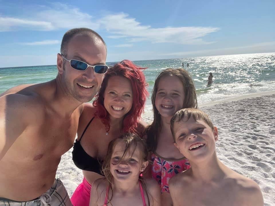 beach vacation with the family in panama city. 